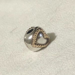 Pandora Braided Heart Clip
